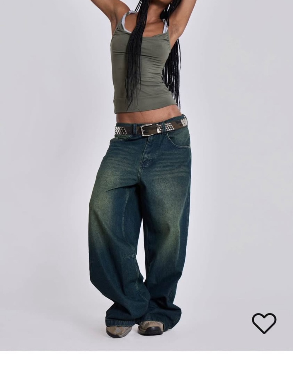 Jaded LDN Sandblast jeans wide leg
